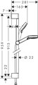 26536400 Crometta Vario Unica душевой набор 900mm 26536400