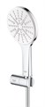 Rainshower SmartActive 130 Душевой набор III (круглый ручной душ, настенный держатель, шланг 1500 мм), 9,5 л/мин, белая луна 26580LS0