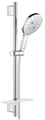 RainShower SmartActive 150 Душевой гарнитур III, душевая штанга 600 мм, шланг 1750 мм, 9,5 л/мин, полочка, хром 26592000
