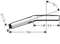 26864670 Rainfinity Ручной душ 130 3jet, черный матовый 26864670