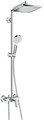 27284000 Crometta E 240 1jet Showerpipe с однорычажным смесителем 27284000