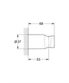 27594000 Croma 100 Душевой набор Croma 100 Vario/Porter’S 1,60 м, ½ 27594000