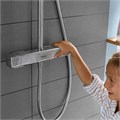 27630000 Croma E 280 1jet Душевая система Showerpipe с термостатом для душа, хром 27630000