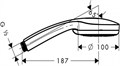 28536000 Croma 100 Ручной душ Croma 100 Multi, ½’ 28536000