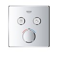 Grohtherm SmartControl Внешняя часть термостатического смесителя на 2 выхода, хром 29124000