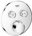 29145000 Grohtherm SmartControl Внешняя часть смесителя на 2 выхода, хром 29145000