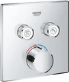 29148000 Grohtherm SmartControl Внешняя часть смесителя на 2 выхода, хром 29148000