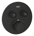 Grohtherm SmartControl Термостат для встраиваемого монтажа на 2 выхода, фантомный чёрный 29507KF0