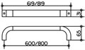 30001010600 Edition 300 Полотенцедержатель 60 см 30001010600