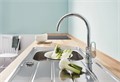 BauFlow Смеситель для кухни, высокий излив, хром (замена 31538000) 31538001