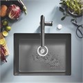 K700 Композитная мойка под столешницу,610 x 460, цвет серый гранит (AT0) 31655AT0