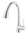 32294002 Zedra New Смеситель для кухни с выдвижной лейкой, хром 32294002