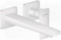 32526700S Set HG Metropol смеситель для раковины из стены матовый белый (32526700+13622180) 32526700S