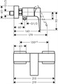 32560000 Metropol Смеситель для душа, однорычажный, ВМ, хром 32560000