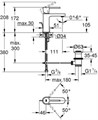 32612003 Plus Смеситель однорычажный для раковины со сливным гарнитуром, S-Size 32612003