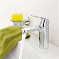 3282500E Eurosmart Cosmopolitan Смеситель для раковины с донным клапаном и ограничением расхода воды, хром 3282500E