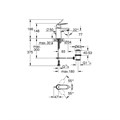 3282500E Eurosmart Cosmopolitan Смеситель для раковины с донным клапаном и ограничением расхода воды, хром 3282500E