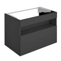 STAGELINE Тумба под умывальник 800x625x490 mm,подсветка, розетка + USB/USB-C, 1 выдвижной ящик, сифон 1 1/4 x 32, Вулканит/Вулканит 32862970100