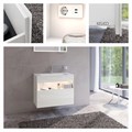 STAGELINE Тумба под умывальник 800x625x490 mm,подсветка, розетка + USB/USB-C, 1 выдвижной ящик, сифон 1 1/4 x 32, Вулканит/Вулканит 32862970100