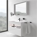 STAGELINE Тумба под умывальник 800x625x490 mm,подсветка, розетка + USB/USB-C, 1 выдвижной ящик, сифон 1 1/4 x 32, Вулканит/Вулканит 32862970100