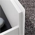STAGELINE Тумба под умывальник 800x550x490mm,1 ящик,oтверстие под смеситель слева,с освещением,pозеткa и USB,пластиковый сифон,цв.белый 32864300100