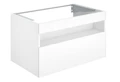 STAGELINE Тумба под умывальник 1000x625x490 mm, 1 выдвижной фронтальный ящик, вкл. пластиковый сифон 1 1/4 x 32, белый/белый 32872300100