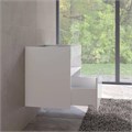 STAGELINE Тумба под умывальник 1000x625x490 mm, 1 выдвижной фронтальный ящик, вкл. пластиковый сифон 1 1/4 x 32, белый/белый 32872300100