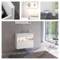 STAGELINE Тумба под умывальник 1000x625x490 mm, 1 выдвижной фронтальный ящик, вкл. пластиковый сифон 1 1/4 x 32, белый/белый 32872300100