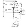 Eurosmart 2021 Смеситель однорычажный для раковины S-Size, донный клапан 1 1/4", хром (замена 33265002) 33265003