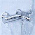 Grohtherm 800 Смеситель термостатический для ванны с регулируемым аэратором, хром 34576000