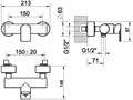 EMPORIO VIA MANZONI смеситель для душа, матовы черный 38631-299