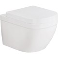 Euro Ceramic Сиденье для WC с микролифтом, альпин белый (замена арт. 39330001) ПРОДАЖА ТОЛЬКО С ЧАШЕЙ 39330002