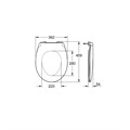 39493000 Bau Ceramic Сиденье для унитаза с микролифтом, белый 39493000