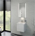 ROYAL REFLEX.2 Комплект мебели для ванной 3 (Тумба под умывальник петли слева+Умывальник из минерального литья+Зеркало с подсветкой) 39601211101