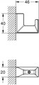 Selection Cube Крючок для банного халата, хром 40782000