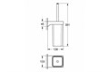 40857000 Selection Cube Toilet brush set 40857000