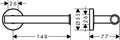 41726000 HG Logis Universal бумагодержатель 41726000