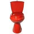 Унитаз-компакт Элисса красный У Стандарт, сиденье полипропилен 43360110202