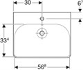 500.229.01.1 Smyle Square Раковина 60*48 см, белая 500.229.01.1