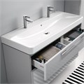 Smyle Square Раковина 120х48 см, 2 отв. под смеситель, с отв. перелива 500.253.01.1