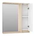 BALATON - 75 Зеркало-шкаф правый, комб. бежев. BAL-04075-03-01П