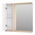 BALATON - 80 Зеркало-шкаф левый, комб. бежев. BAL-04080-03-01Л