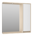 BALATON - 80 Зеркало-шкаф правый, комб. бежев. BAL-04080-03-01П