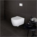 iCon Комплект из подвесного безободкового унитаза Rimfree c тонким сиденьем и быстросъемной крышкой с микролифтом (замена 500.784.01.1) 501.664.00.1