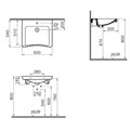 Conforma раковина для людей с ограниченными возможностями Vitra 5289B003-0001