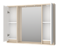 BALATON -100 Зеркало-шкаф, комб. бежев. BAL-04100-03-01