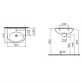 Раковина Zentrum 60x47 VitrA 5786B003-0001
