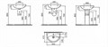 Раковина Norm Fit, 55 см 6894B099-1776