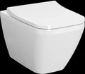 Подвесной унитаз Integra Square 54 см, безободковый (НУЖНА КРЫШКА 191-003-009, 810-003-009) 7082B003-0075