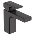 71560670 Vernis Shape Смеситель для раковины 70, со сливным гарнитуром, матовый черный 71560670